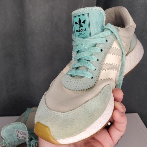 ADIDAS INIKI Runner Boost Easy Green BA9994 US WOMENS 7.5 MENS 6.5 - Picture 9 of 9